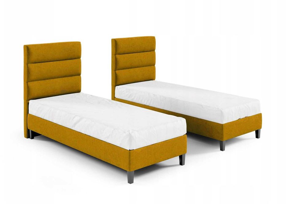 Pojedyncze łóżko hotelowe z wezgłowiem LINO 70x200 cm