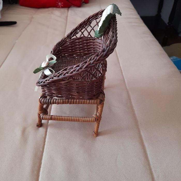 Mini Banquinho em verga antigo