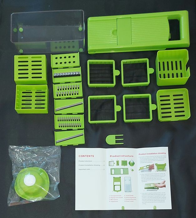 Cortador multifuncional  com todos os acessórios