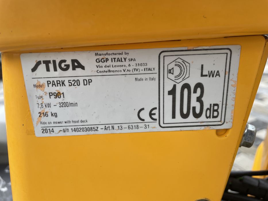 Kosiarka Traktorek Stiga Park 520 DP diesel