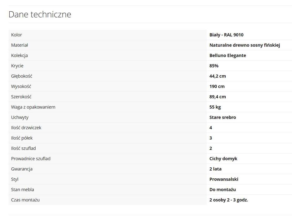 Witryna Katmandu biała
