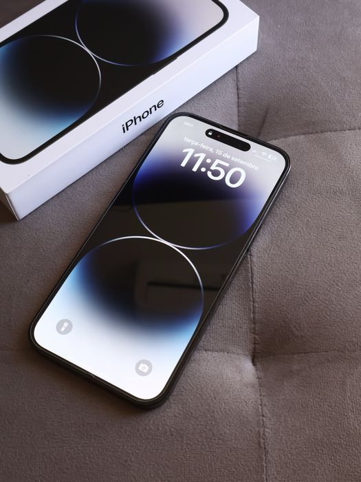 iPhone 14 Pro Max Preto Sideral 128gb com Caixa