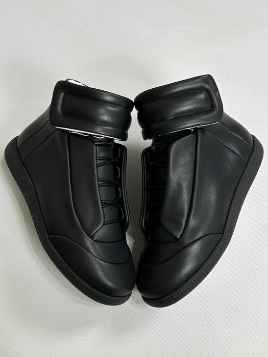 MAISON MARGIELA FUTURE BLACK HIGH кеди чорні кросівки кеды черные 36