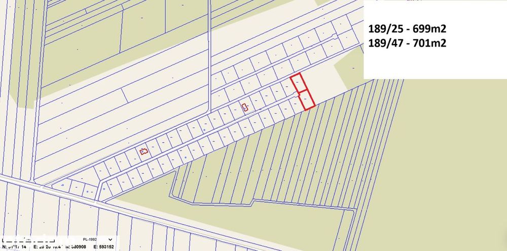 Zakrzów Opoczno Łódź działka budowlana przy lesie 701 m² MPZP - Widok 4