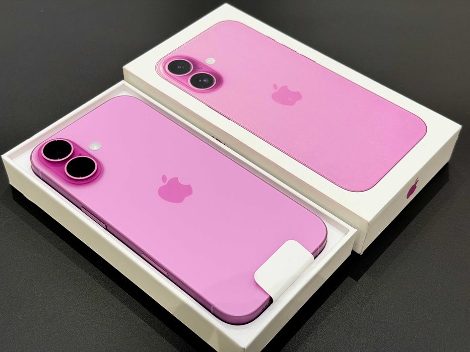 iPhone 16 128GB • 0 cykli • 100% BAT • RATY 0% • Różowy • Gwarancja
