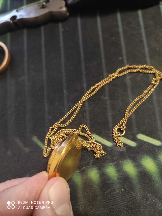 Часы кулон ссср Заря позолота Au 5 состояние