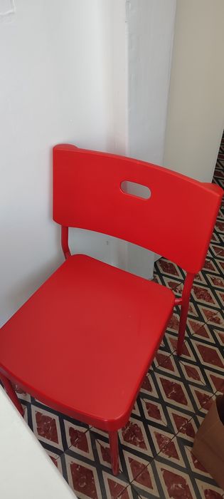 4 Cadeiras vermelhas IKEA