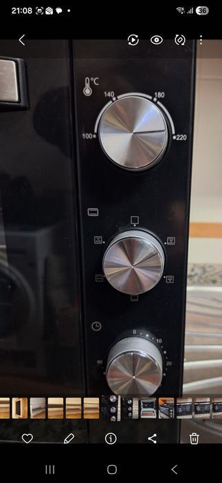 Mini-forno elétrrico marca Becken,  com capacidade de 60 litros  de 2200 W
