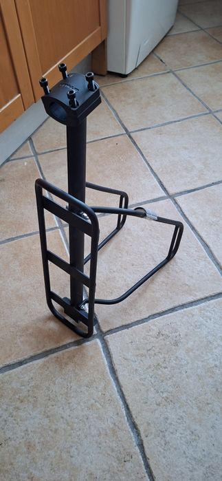 Porta bagagem bicicleta 500 espigão de  selim BTWIN
