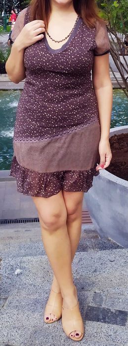 Платье с трикотажным чехлом новое 44-46 р.