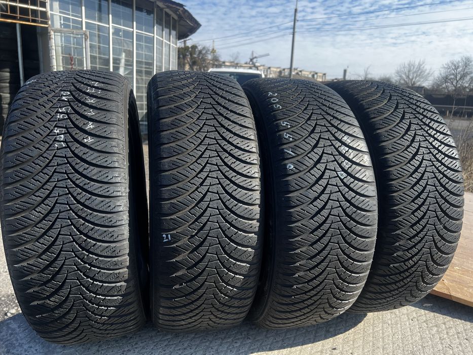 Шини 205/55/16 Falken 20/21 рік‼️7 мм ‼️Всесезонка ;Турція;Склад R16