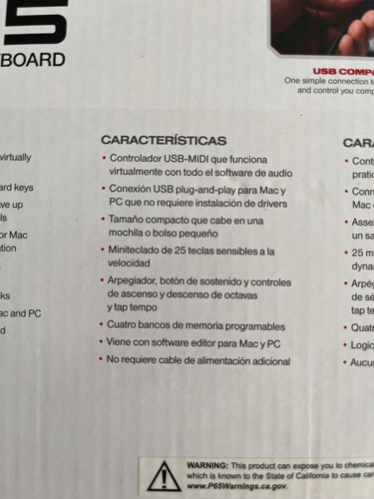 Teclado MIDI AKAI LPK 25