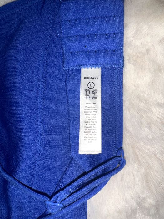 Primark niebieski prążek miękki L