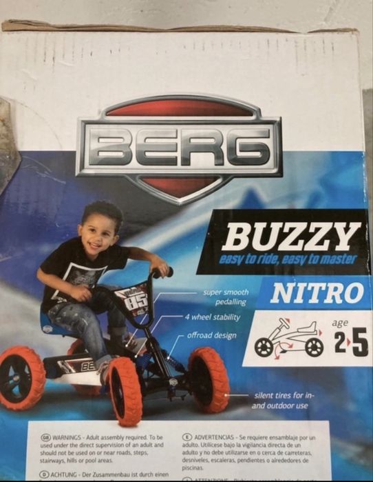 Kart Carro a Pedais Berg Buzzy Nitro