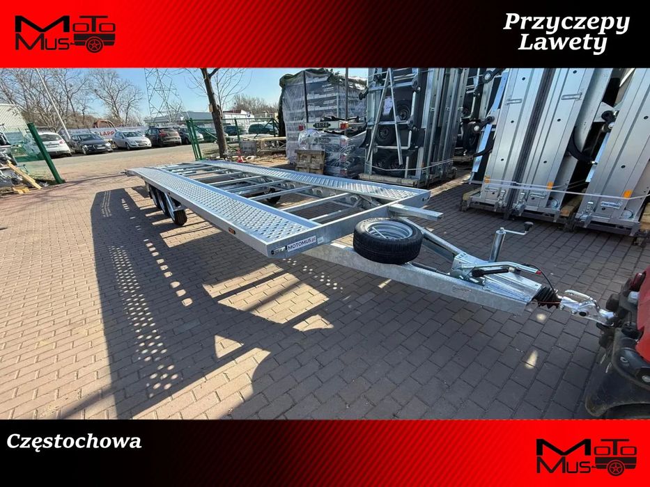Gala Bbg Laweta Gala Raz Łamana 8,5X2,05M 3 Osie Dmc 3500Kg Koła
