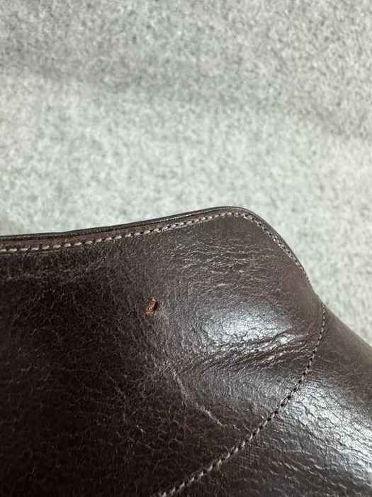 Santoni Double Monk Strap Boots Leather 9 43 buty wizytowe skórzane