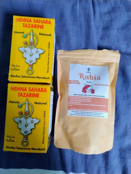 Henna Sahara Tarazine i Rubia - po dacie + gratis
