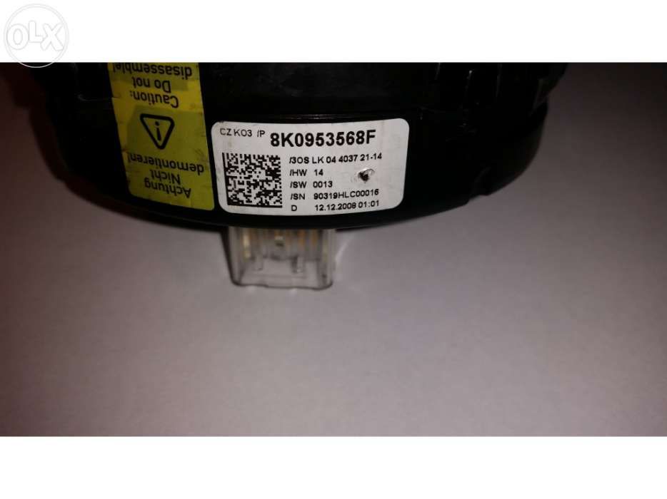 AUDI A4/A5/Q5 - 8KO953568F Anel direcção G85 / SMLS / Fita airbag