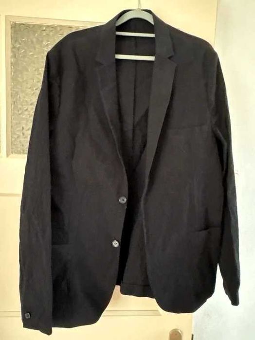 Blazer preto da H&M – Corte Slim – tamanho XL (como novo)