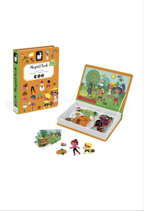 Магнітна книга Janod 4 сезони