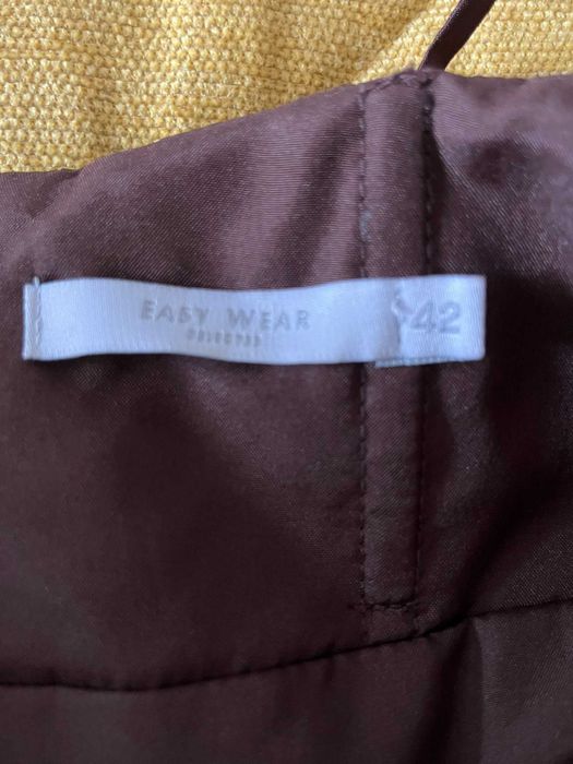 Vestido Comprido com faixa azul