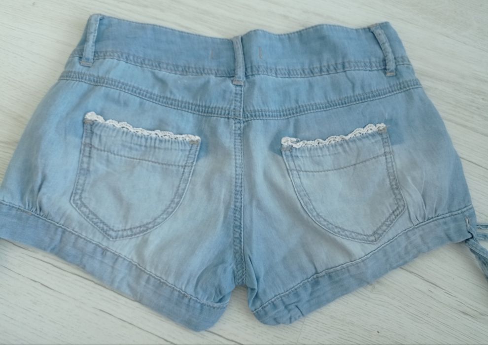 Calções ganga Bershka