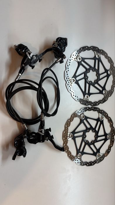 Hamulce hope tech 4 v4 e4 sram maven ultimate code hayes dominion shimano xt xtr saint zee magura mt5 gustav