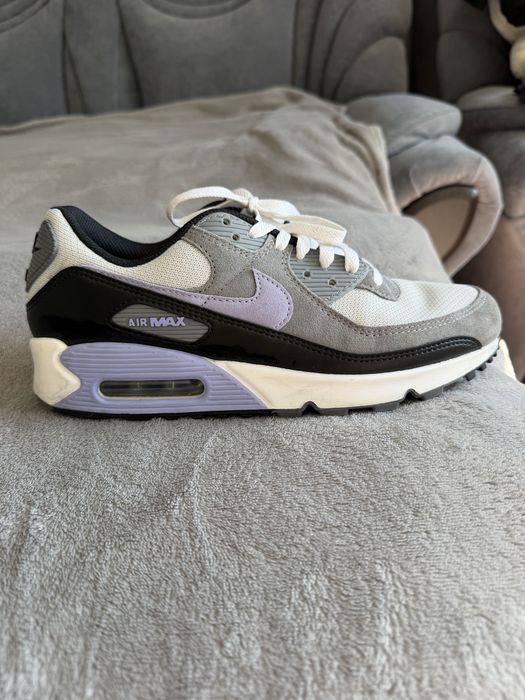 Nike Air Max 90 Серый Фиолетовый