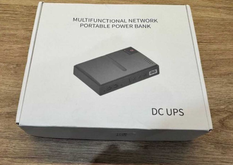 Потужний ДБЖ для роутера модема міні упс безперебійник 14000 мАг Новий