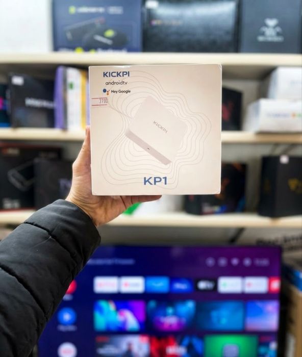 смарт ТВ-приставка KICKPI KP1 під керуванням сертифікованої системи Android TV
