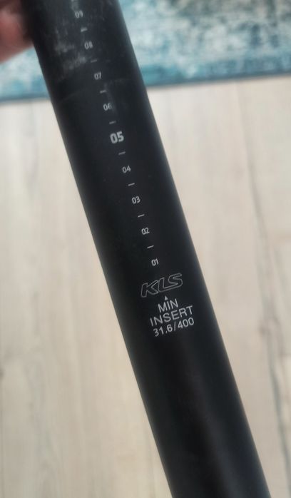 sztyca podsiodłowa KLS ACTIVE EX70 31,6mm 400mm