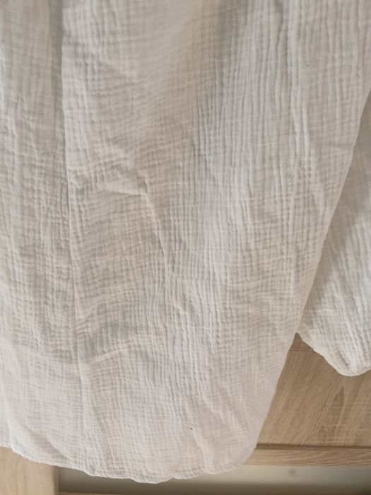 Piękny włoski komplet spódnica bluzka muslin nowy sml.uni.nowy