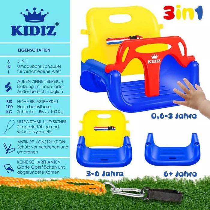 Nowa huśtawka / bujak / krzesełko / fotelik /siedzisko / KESSER !8966!