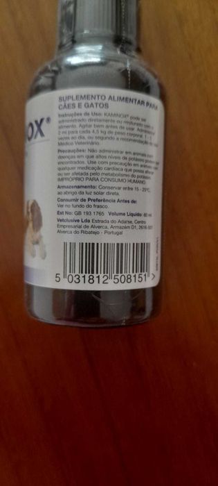 Frasco kaminox selado