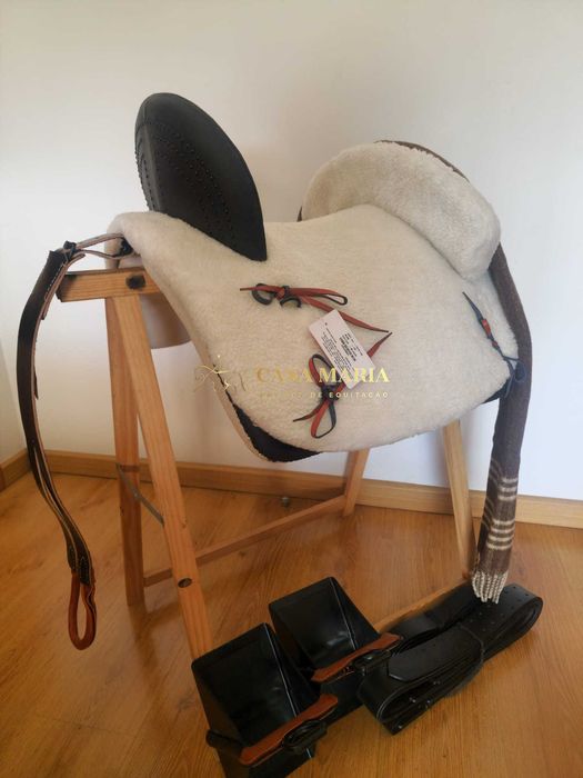 Montura Espanhola Mista Em Fibra - Nova