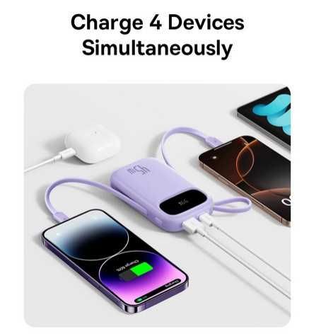 Повербанк Baseus QPow 3 EnerFill FC31 на 20000 45W з кабелем ip/адройд