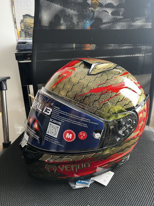 Capacete Shark Swal I3 jet Venum (Novo)