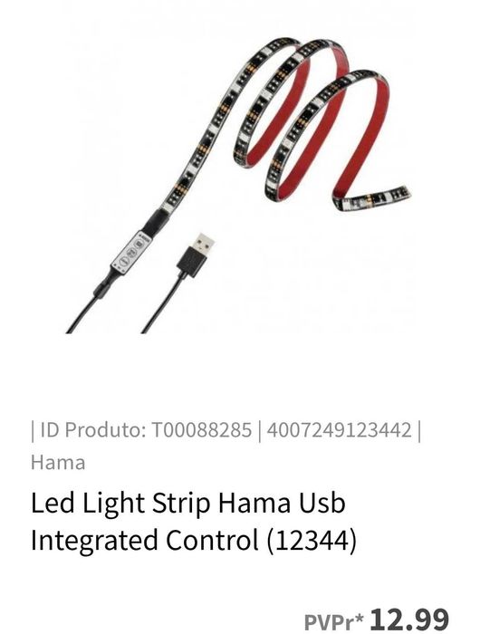 Luzes led para tv ou computador