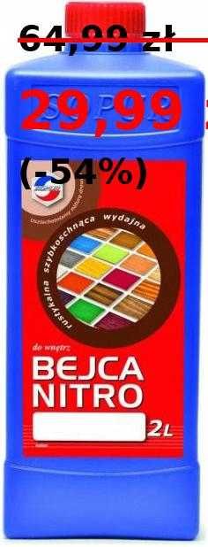 Bejca nitro do drewna SOPUR 2l