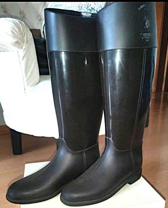 Botas Ralph Lauren Castanhas | Tamanho 37 | Usadas 1 vez