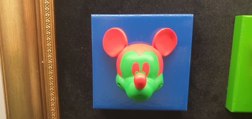 Piekny unikatowy obrazek Mickey Mouse Babiec Rżały • OLX.pl