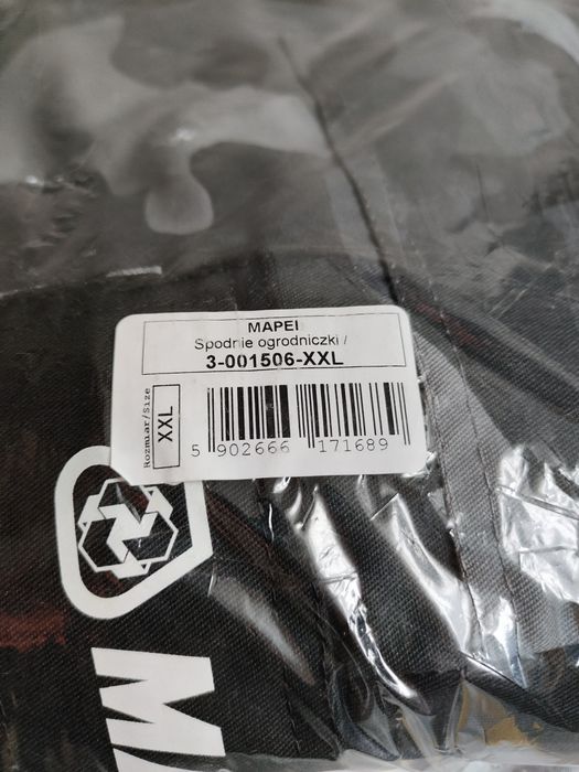 Spodnie ogrodniczki MAPEI rozmiar XXL lub L