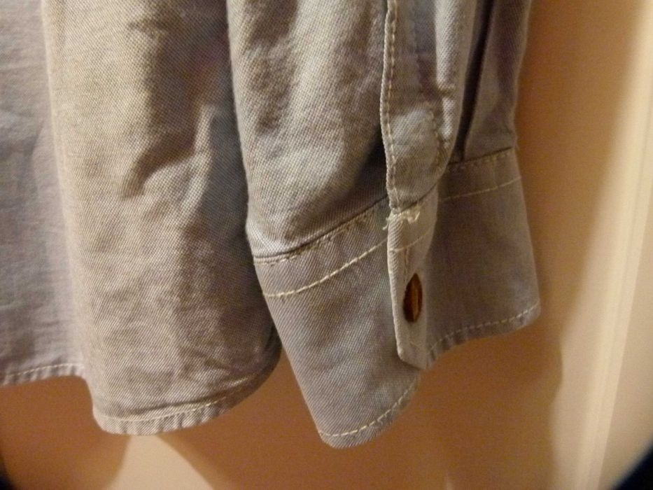 Jack & Jones koszula męska niebieska a'la jeans rozmiar L
