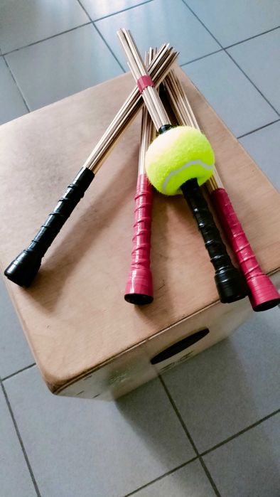 Baquetas para Cajon com garantia.