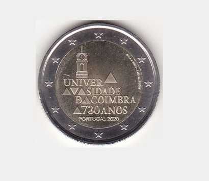 Portugal moedas comemorativas 2 euros 2020 ou 2021 ou 2022 ou 2023 ver