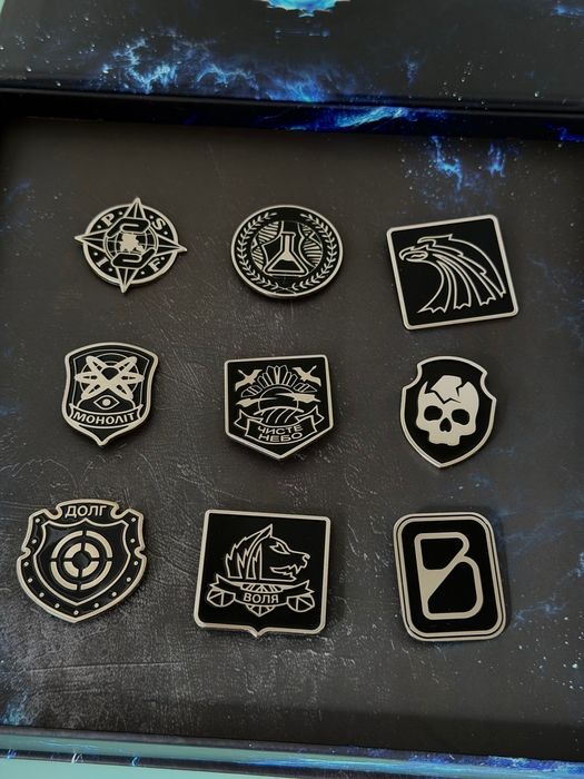 Колекційний набір металевих пінів Stalker 2 Heart of Chornobyl