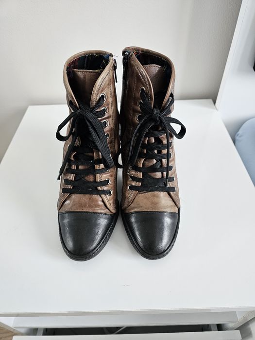 Buty botki skóra Prima Moda r. 38