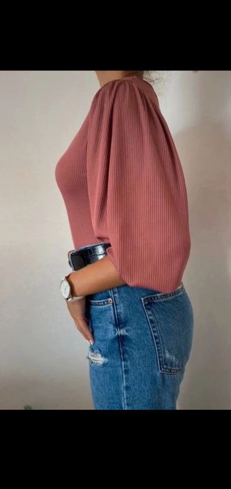Body mangas balão Stradivarius