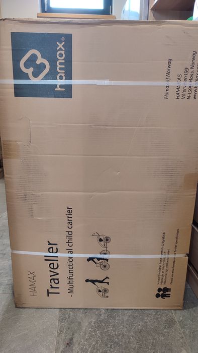 Nowy Hamax Traveller 2w1 przyczepka rowerowa dla dwojki dzieci