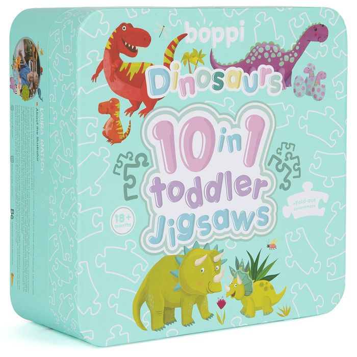 Puzzle Progresywne Boppi 10W1 Dinozaury 30 Elemenetów. Nowy Produkt
